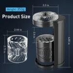 Piston-Style Manual Thrusting Detachable Male Masturbator - Image 7