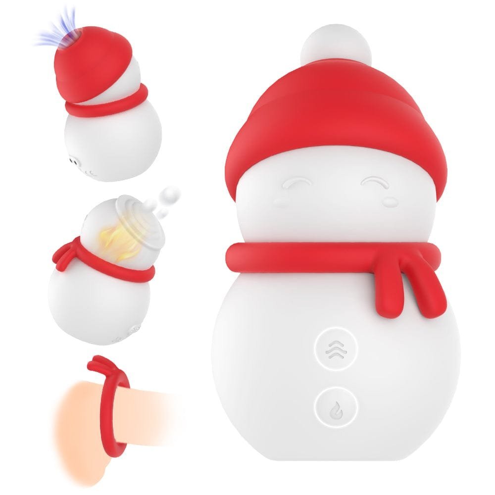 20395577-1f0d-4011-9cdf-82007b41af01 Christmas Snowman Sexual Stimulator 3 Speed And 2 Frequency Vibration Modes Semen Locking Functions - Image 1