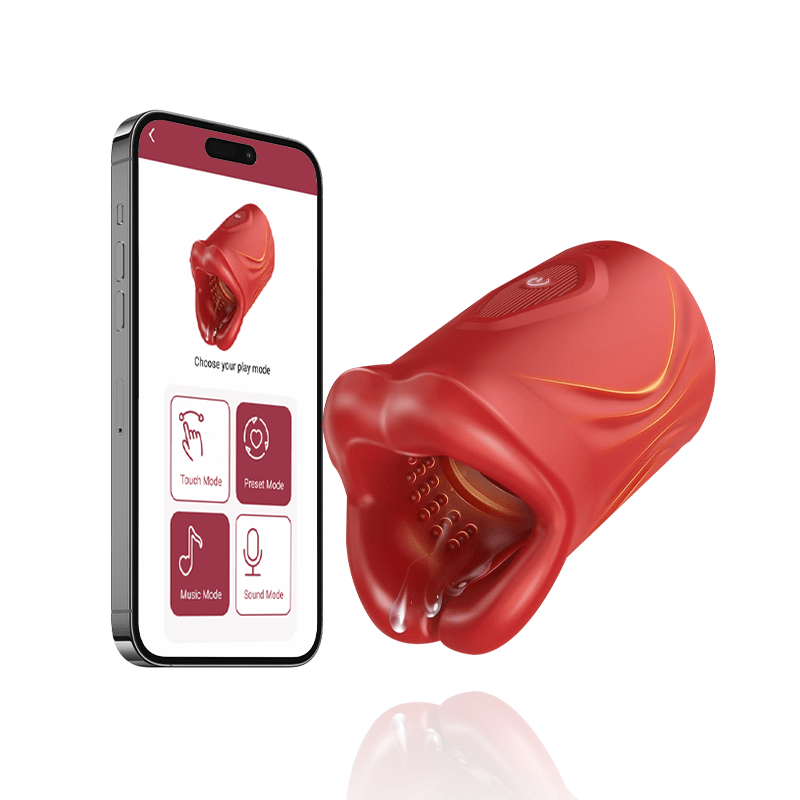 23_b1f164c7-faef-42b5-a8be-dc0e10e7d930 Penis Vibrator 2 in 1 APP Controlled Male Masturbator 9 Modes Lips Wrapping Waterproof - Image 1