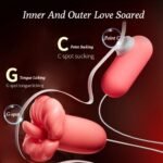 2 In 1 Tongue Licking Sucking Vibrators For Women - Image 6