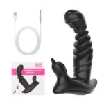 Lurevibe – Telescopic Prostate Massager For Men And Women Double Shock Masturbation G-spot Vestibule Anal Plug Sex Toy Wholesale - Image 7