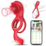 Lurevibe – Cock Ring with Rose Clitoral Stimulation - Image 2