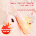 Donut 9 Frequency Vibrating Stretchable Heated Female Vibrator - Image 5