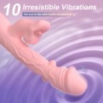 3 in 1 Rose Muncher Rabbit G Spot Vibrator with 6 Wiggling 7 Licking & 10 Vibrating Modes - Image 5