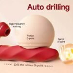 Auto Drilling Rotation G Spot Clitoris Suction Vibrator - Image 5