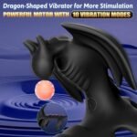 Penis Rings Dragon-Shape Male Sex Toys with 10 Vibration Modes - Image 6