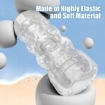 Manual Male Masturbation Realistic 3D Textured Stroker 5 Colors - Image 4