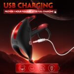 Lurevibe -Bunny RIng Vibrating Cock Ring with 2 Penis Ring Penis Sleeve Mens Sex Toys - Image 3