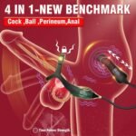2 In 1 penis Ring thrusting anal Prostate Massager with Adjustable ring buckle - Image 2