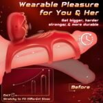 Vibrating Penis Ring Clitoral Vibratorwith 9 Vibration Modes App Remote Control - Image 5
