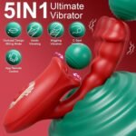 5-in-1 Rose Muncher G Spot Realistic Dildo Vibrator APP control for Women Sex Toys - Image 4