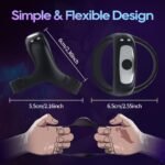 Lurevibe – Vibrating Cock Ring with APP, Triangular Penis Ring with 10 Vibration Modes - Image 3