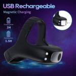 Lurevibe – Vibrating Cock Ring with APP, Triangular Penis Ring with 10 Vibration Modes - Image 8