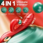 G Spot Vibrators Tongue Clitoral Stimulator Thrusting Dildo - Image 2