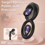 Vibrating Dual Cock Ring with Adjustable Beads - Image 5