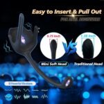 3-in-1 Vibrating Testicle Taint Anal Stimulator with Adjustable Vibrating Cock Ring - Image 3