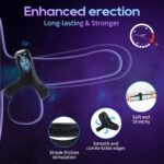 Lurevibe – Vibrating Cock Ring with APP, Triangular Penis Ring with 10 Vibration Modes - Image 6