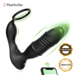 Lurevibe – Mason APP/Controller & 9-Telescopic /Vibration & Cock Rings Prostate Massager - Image 8