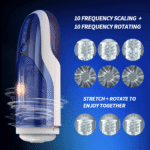 Lurevibe – Thrusting Rotation Masturbation Cup Penis Trainer With Voice Function - Image 4