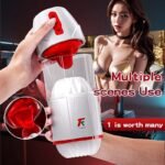 3 In 1 Detachable Fully Automatic Tongue Licking Suction Vibration Male Stroker - Image 4