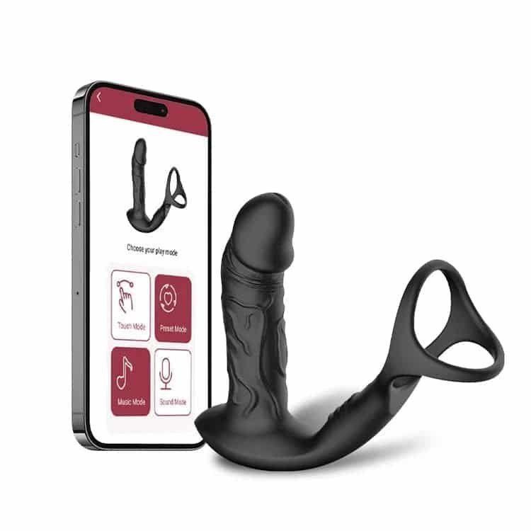 A17193038740 Joseph App / Wireless Remote Control Vubrating Prostate Massager & Cock Rings - Image 1