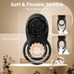 Lurevibe – Rose Clitoral Stimulator Couples Sex Toys for Men Women Pleasure - Image 3