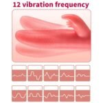 G-spot Clitoral Stimulation 12 Frequency Simulation Tongue Vaginal Massage Vibrator - Image 3