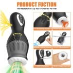 Lurevibe – Dragon Suction Rotating Trainer Male Masturbators Oral Vaginal Penis Vibrator - Image 4