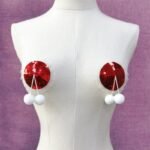 Lurevibe – Christmas Small Sequins Sexy Female Nipple Stickers - Image 2