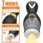 Lurevibe – Dragon Suction Rotating Trainer Male Masturbators Oral Vaginal Penis Vibrator - Image 5