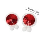 Lurevibe – Christmas Small Sequins Sexy Female Nipple Stickers - Image 3