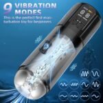 2 in 1 Waterproof Auto Suction Vibration Male Masturbator - Image 3