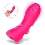 Finger Vibrator Clitoral G Spot Massager with 10 vibration For Couple Foreplay