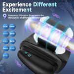 APP Controlled Male Masturbation Cup 10 Vibration Modes 3 Thrusting Speeds  Telescopic - Image 3