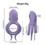 Octopus Lock Delayed Ejaculation Penis Ring Wireless APP - Image 8