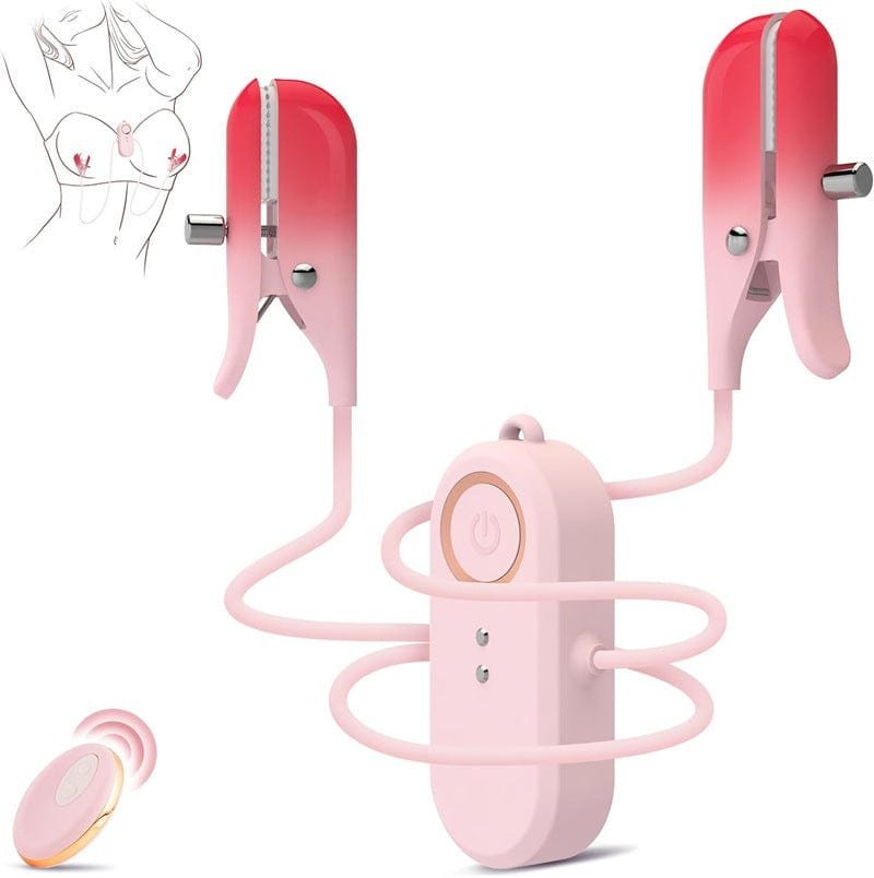 O1CN01D88FVR21GoniOJDBt__2211703506958-0-cib 2 In 1 Wearable Nipple Clitoral Clamps Stimulation Vibrator For Women - Image 1