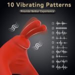 Lurevibe – Rabbit Vibrating Cock Ring Adult Sex Toys with Clitoral Vibrator - Image 19