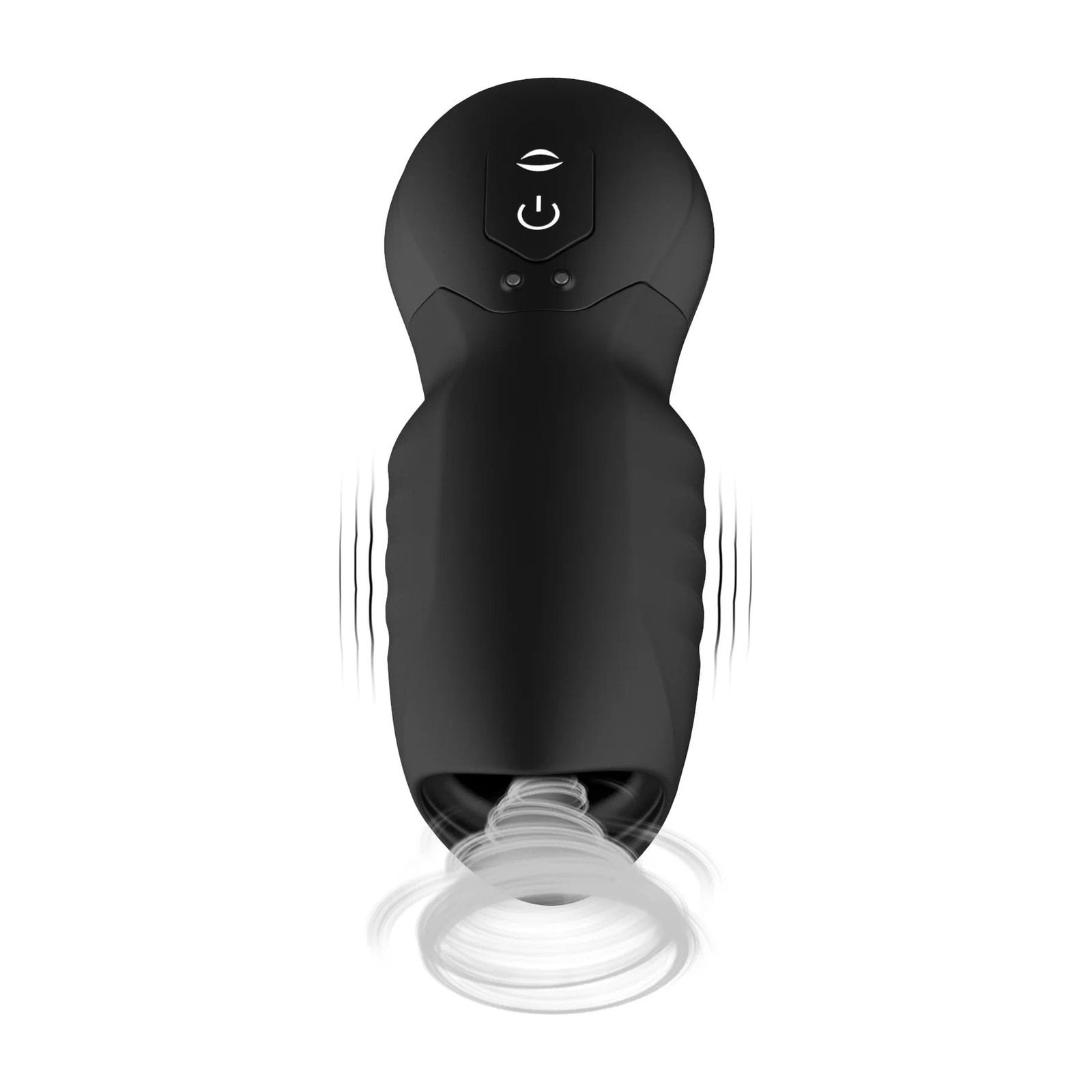 SKU-02-Asiablack Lurevibe – Dragon Suction Trainer Male Masturbator Oral Vaginal Penis Vibrator - Image 1