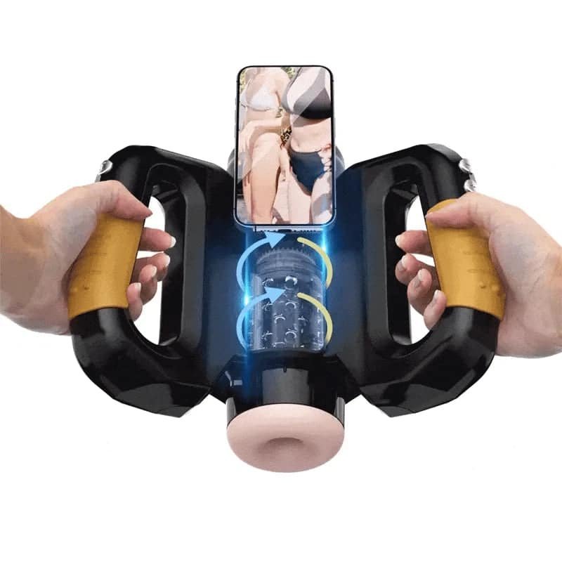 XR18MaleStroker_28 Hercules Grip Telescopic Rotating Masturbation Cup - Image 1