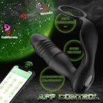 Lurevibe – Mason APP/Controller & 9-Telescopic /Vibration & Cock Rings Prostate Massager - Image 5