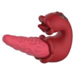 3 in 1 Rose Muncher Octopus Tentacle Swinging G-spot Vibrator - Image 8