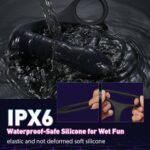 10 Thrilling Vibration 3 Thrusting Silicone Remote Control Cock Ring Anal Vibrator - Image 6