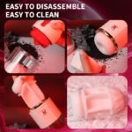 3 In 1 Detachable Fully Automatic Tongue Licking Suction Vibration Male Stroker - Image 5