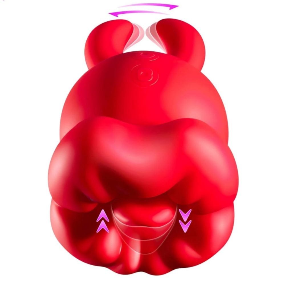 eb502561-3ffc-4b87-9760-afc522d7c8f4 Big Mouth 2 In 1 Tongue Vibrator Clitoral Vibrator with 10 Tongue Licking Vibrating Modes - Image 1